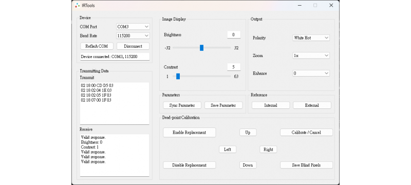 高解像度USB熱画像カメラモジュール – TCM300K50U1