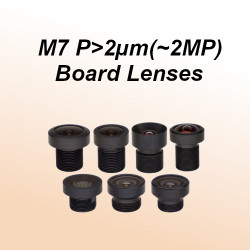 M7 ボードレンズ  Ø4.5mm(≤1/4"), 1.6µm(~2MP)センサー