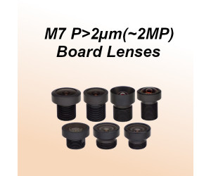 M7 ボードレンズ  Ø4.5mm(≤1/4"), 1.6µm(~2MP)センサー