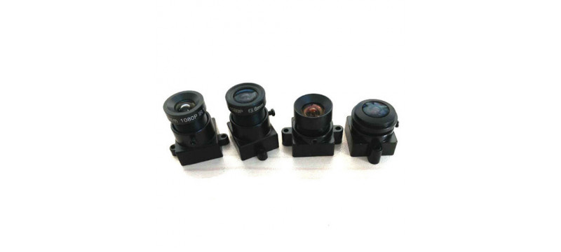 M12 カメラレンズモジュール Ø6.7mm(≤1/2.7"), 2µm(~2MP,3MP)センサー