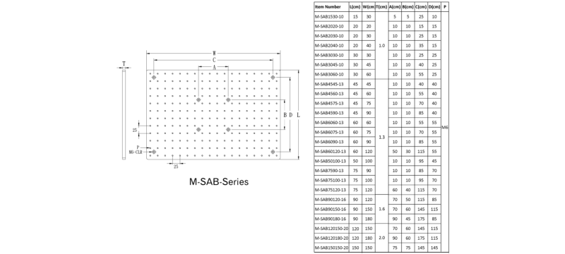 Aluminum Optical Breadboards - PAB Series